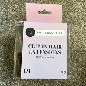 Locks & Mane Hair Extensions Butterscotch warm brown and honey blonde 18 inches